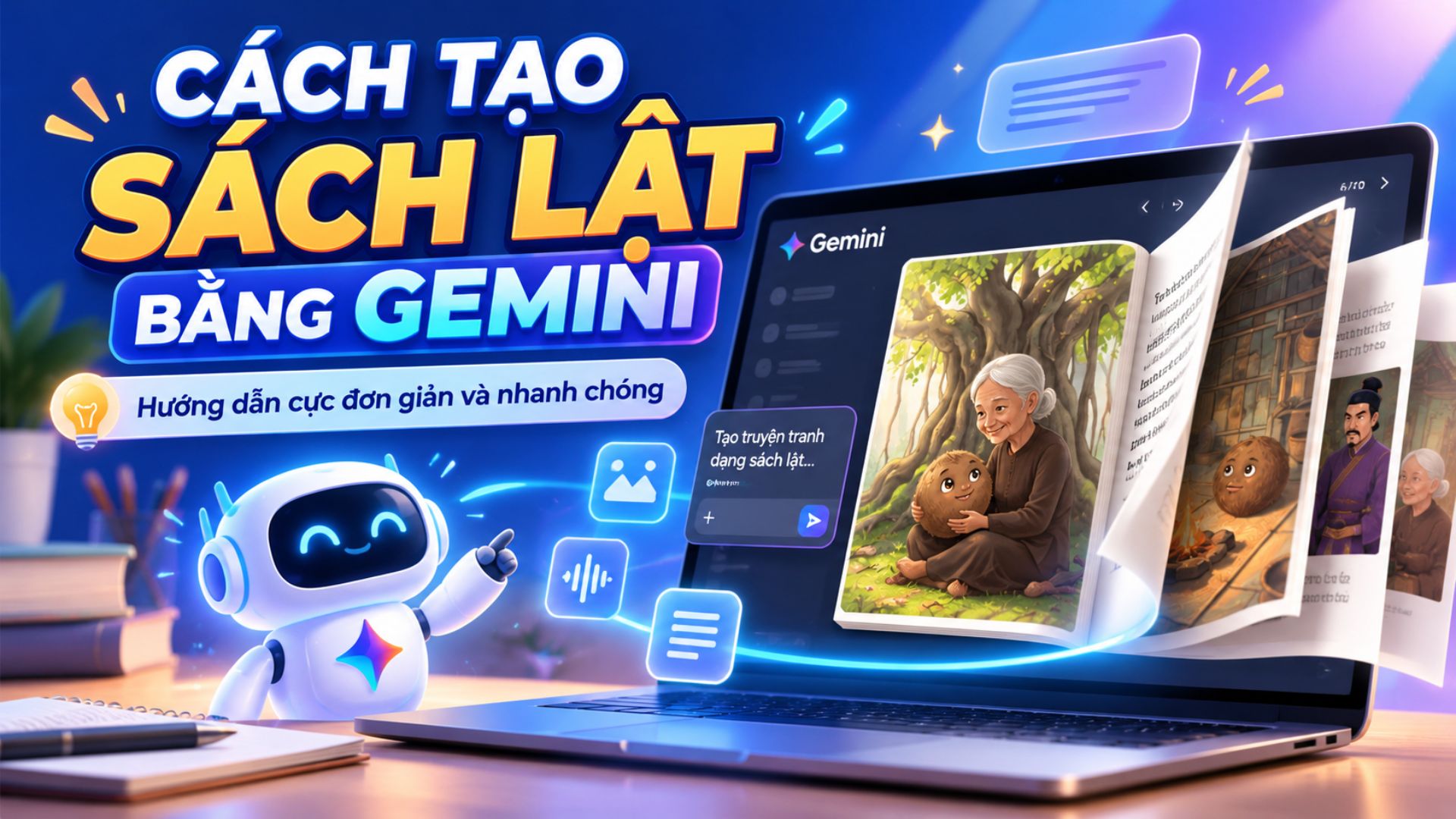 Cách Tạo Sách Lật Bằng Gemini: Hướng Dẫn Chi Tiết