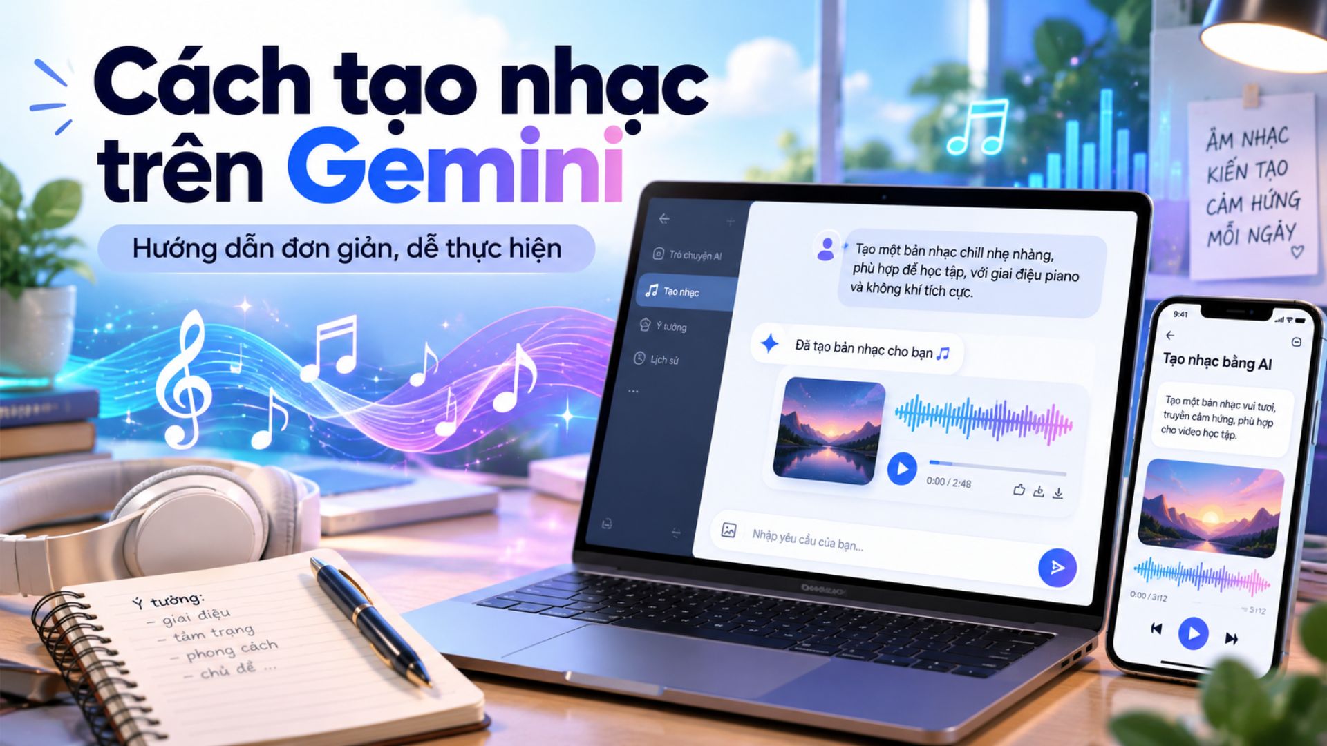 Cách Tạo Nhạc Trên Gemini: Hướng Dẫn Chi Tiết