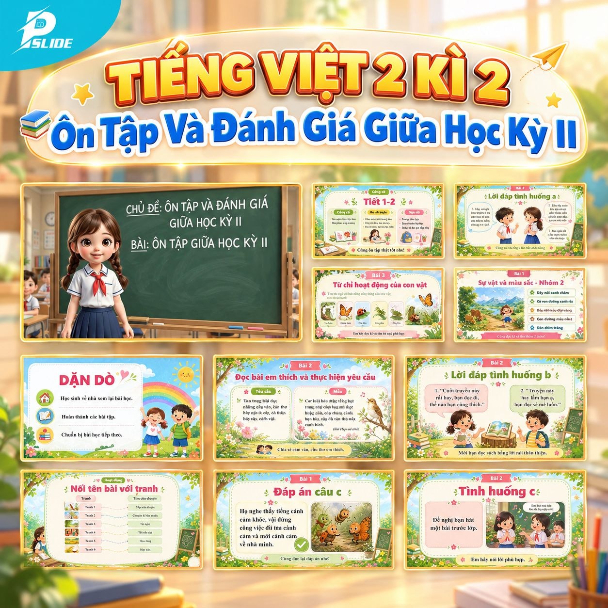 Giáo án Tiếng Việt lớp 2 Giữa Học Kì 2