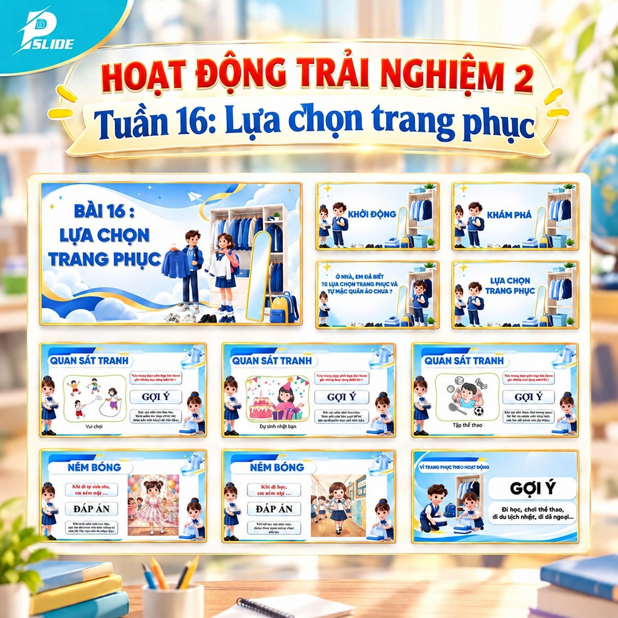 Giáo án Hoạt động trải nghiệm lớp 2 - Tuần 16: Lựa chọn trang phục