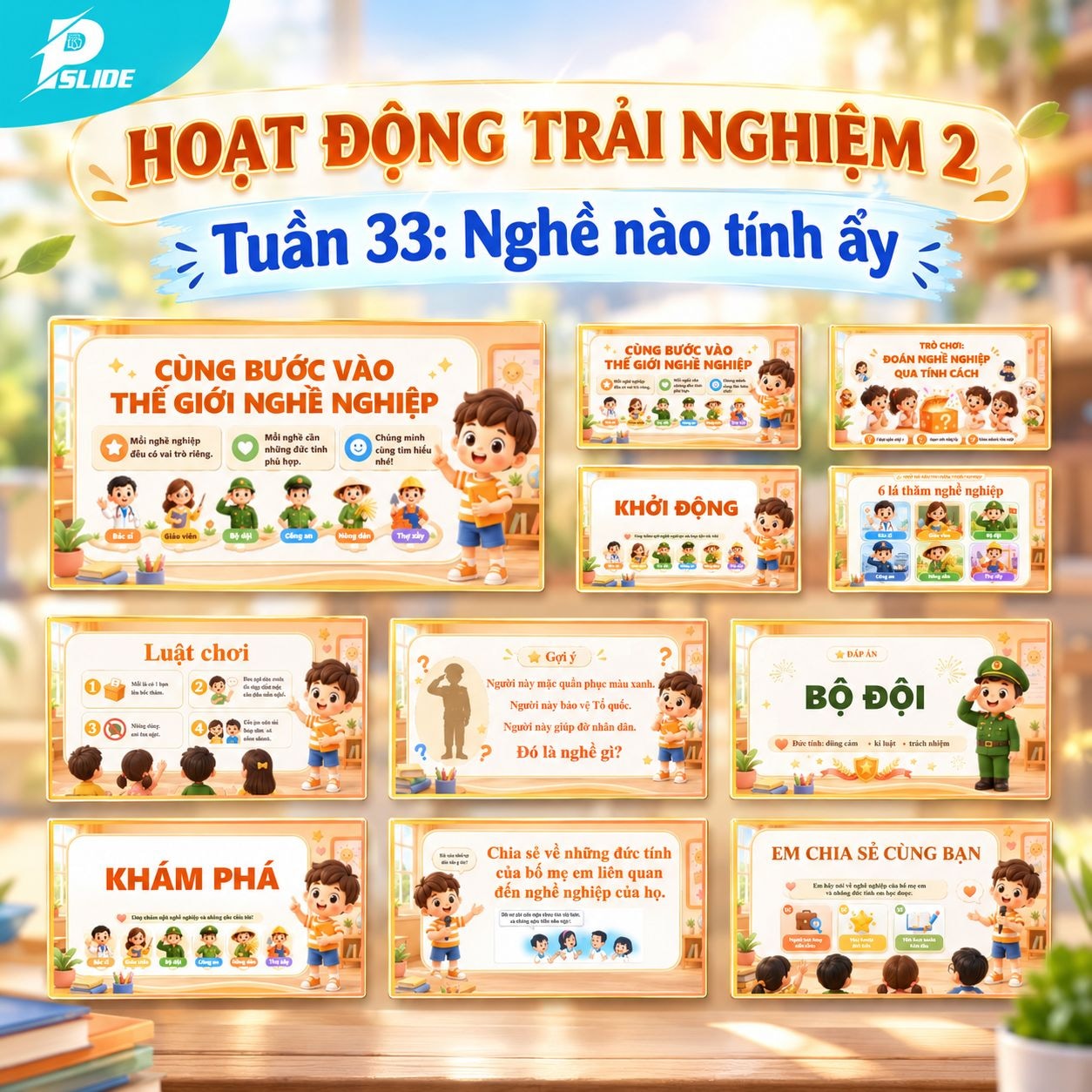 Giáo án Hoạt động trải nghiệm lớp 2 - Tuần 33: Nghề nào tính ấy