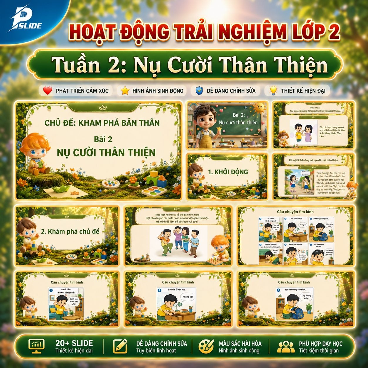 Giáo Án Hoạt Động Trải Nghiệm Lớp 2 - Tuần 2: Nụ Cười Thân Thiện