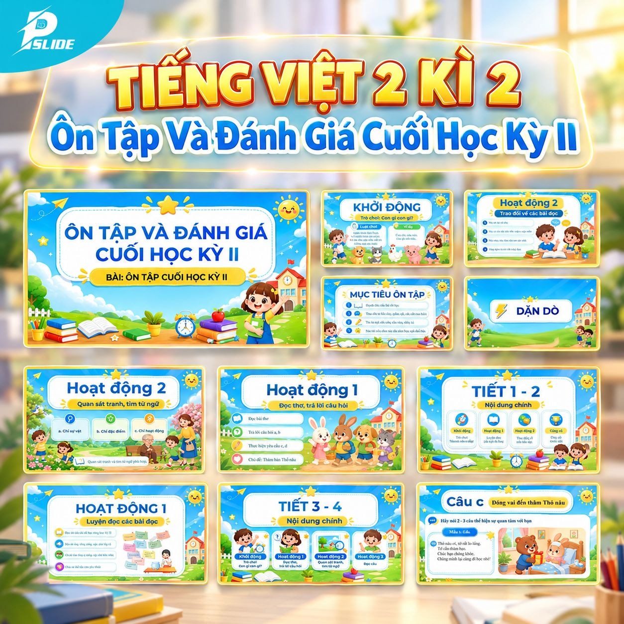 Giáo án Tiếng Việt lớp 2 Cuối Học Kì 2