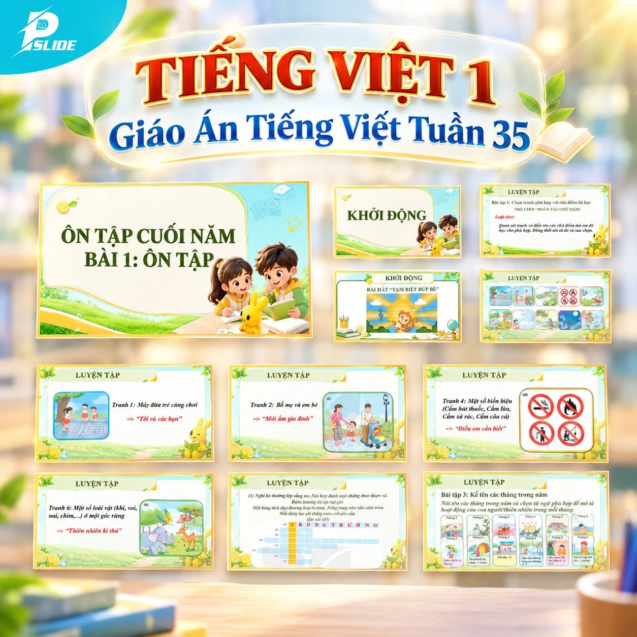 Giáo án Tiếng Việt lớp 1 - Tuần 35