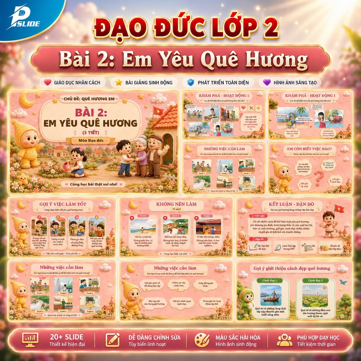 Giáo án Đạo Đức lớp 2 - Bài 2: Em Yêu Quê Hương