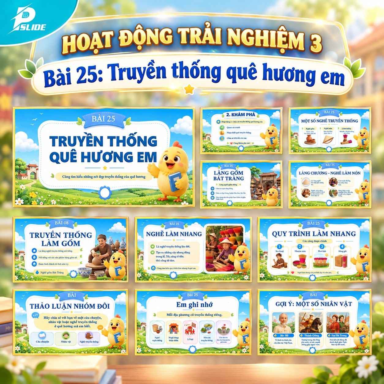Giáo án Hoạt động trải nghiệm lớp 3 - Bài 25: Truyền thống quê hương em