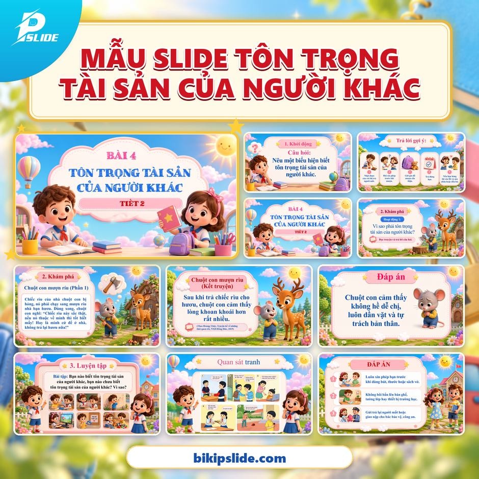 Giáo án Đạo đức lớp 4 - Tuần 15: Tôn trọng tài sản của người khác