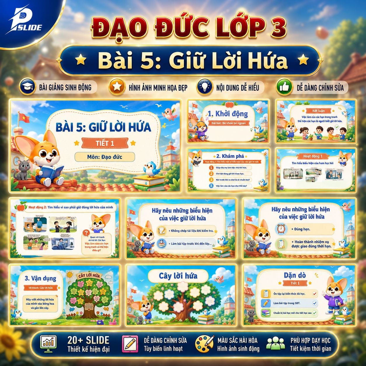 Giáo án Đạo Đức lớp 3 - Bài 5: Giữ Lời Hứa