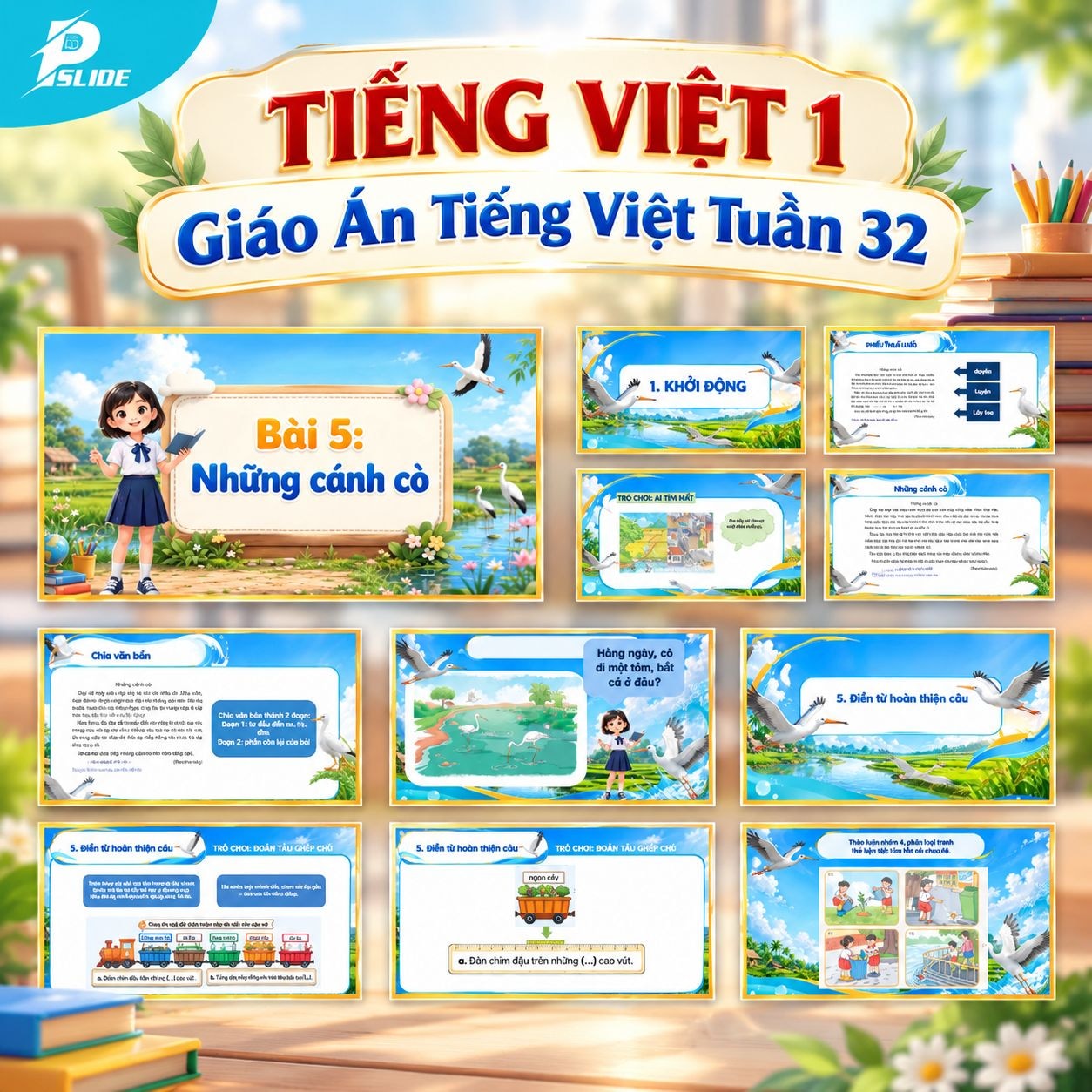 Giáo án Tiếng Việt lớp 1 - Tuần 32