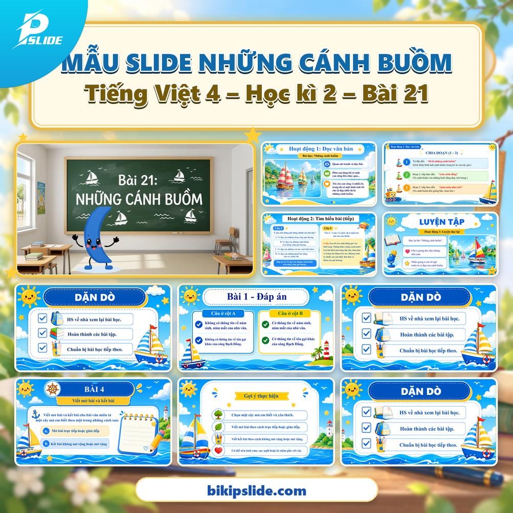 Giáo án Tiếng Việt lớp 4 - Kì 2 - Bài 21: Những cánh buồm