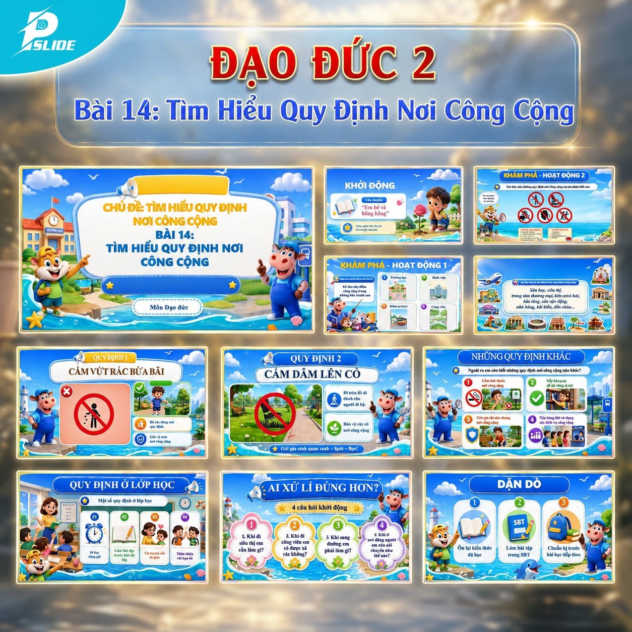 Giáo án Đạo đức lớp 2 - Bài 14: Tìm Hiểu Quy Định Nơi Công Cộng