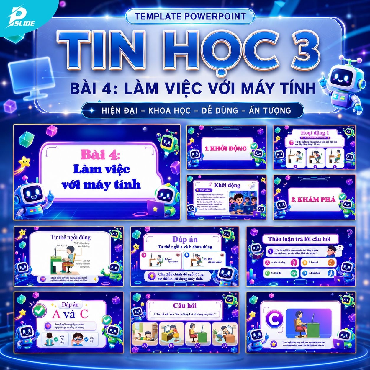 Giáo án Tin Học lớp 3 - Bài 4: Làm Việc Với Máy Tính