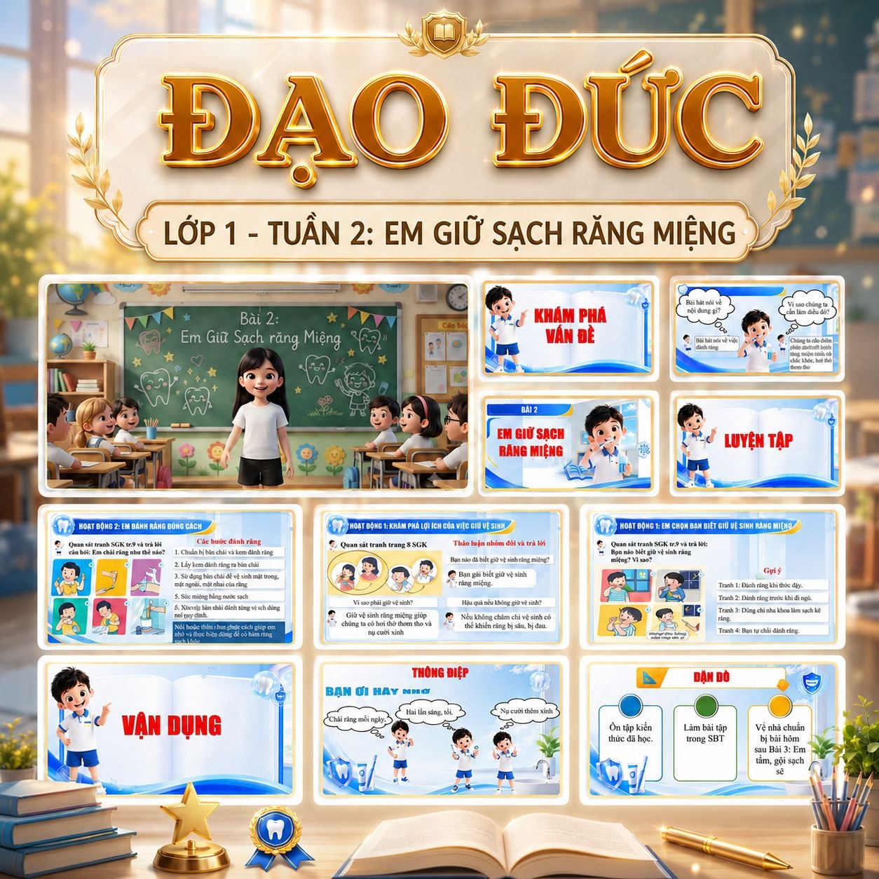 Giáo án Đạo Đức lớp 1 - Bài 2: Em giữ sạch răng miệng  