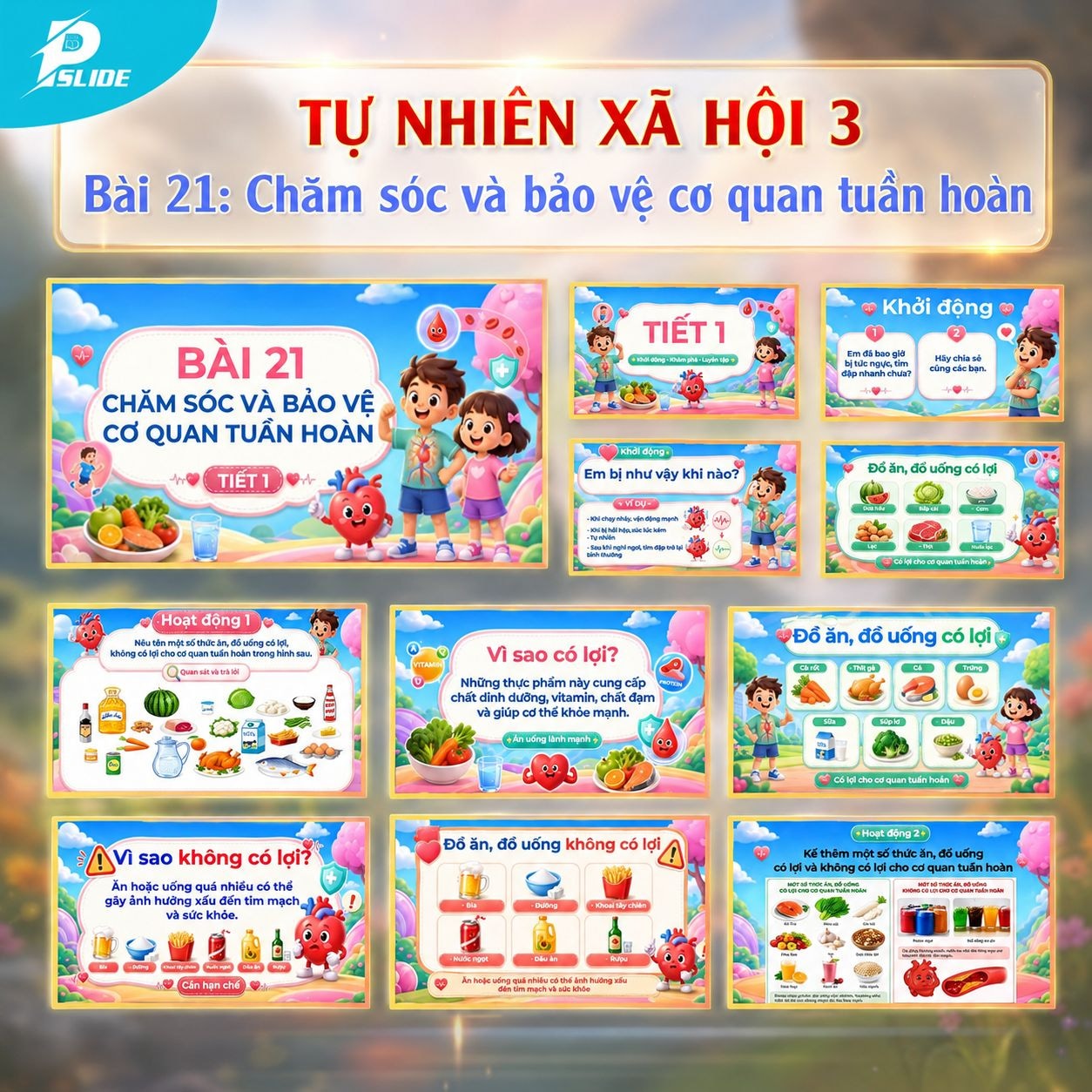 Giáo án Tự nhiên Xã hội lớp 3 - Bài 21: Chăm sóc và bảo vệ cơ quan tuần hoàn